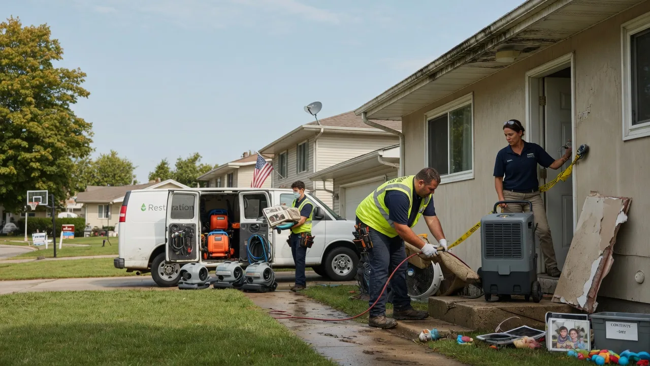 Water Damage Restoration in New Bavaria, OH near me